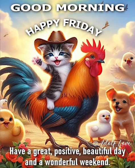 Happyfriday Happy Friday Mornings, Friday Good Morning Images, Happy Friday Good Morning, Happy Friday Pictures, Cute Good Morning Gif, Funny Good Morning Images, Morning Friday, Good Morning Handsome, Week Quotes