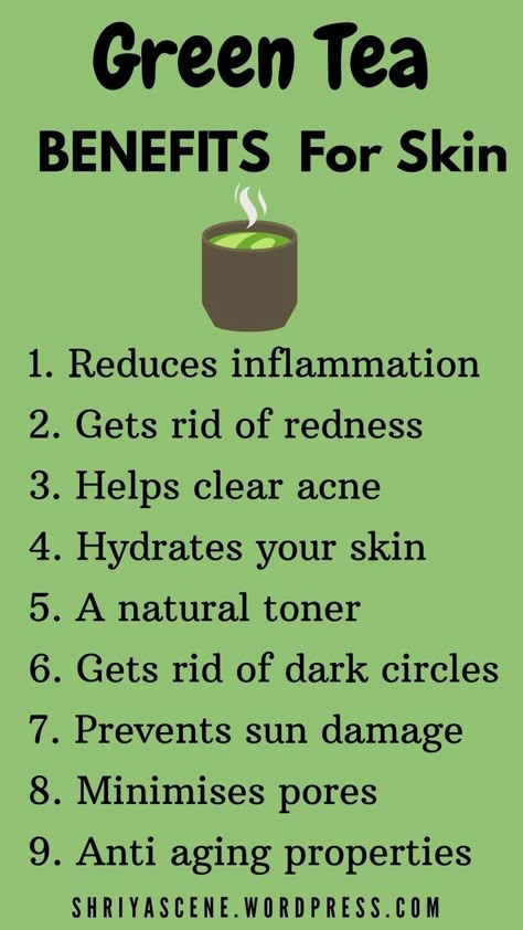 Green Tea Benefits Health, Natural Remedies For Acne, Invest In Your Skin, Benefits Of Green Tea, Remedies For Acne, Tea Health Benefits, Food Health Benefits, Natural Acne Remedies, Info Board