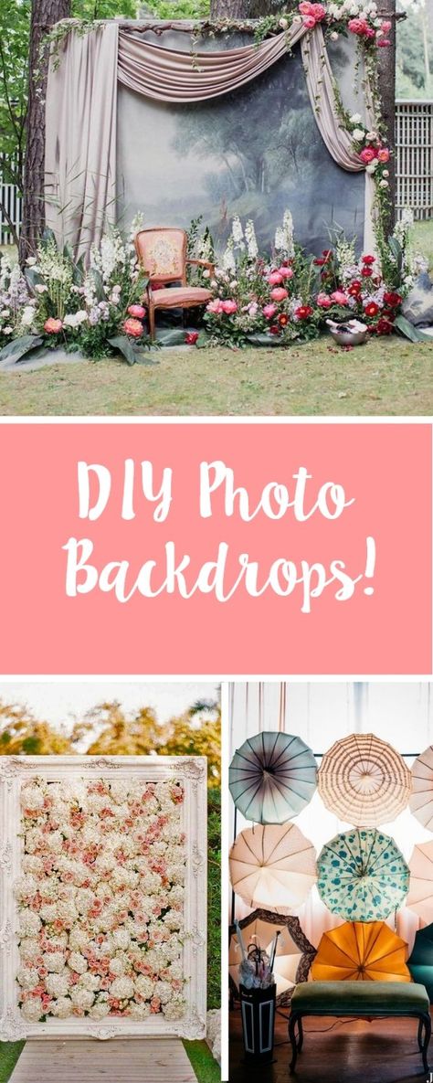 Diy Photo Backdrop Ideas, Diy Backdrop Ideas, Photo Backdrop Ideas, Photo Corner, Outdoor Backdrops, Diy Photo Backdrop, Mothers Day Pictures, Easy Backdrops, Background Diy