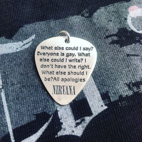 Curco Vein, Enid Oklahoma, Marla Singer, Silver Guitar, Kurt And Courtney, Rock Pendant, Guitarist Gifts, Rock Gifts, Nirvana Kurt Cobain