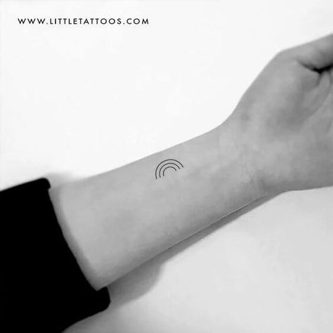 Minimal Tattoos For Women, Cute Minimal Tattoos, Aesthetic Tattoos Women, V Line Tattoos, Line Tattoos For Women, Small White Tattoos, Tattoos Minimal, Tattoo Design Ideas For Women, Rainbow Tattoo