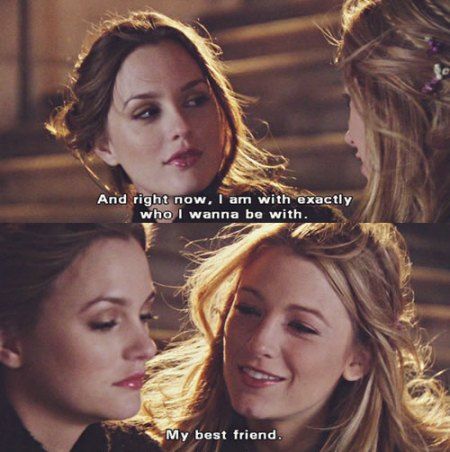 Blair E Serena, Blair Quotes, Chuck E Blair, Mode Gossip Girl, Serena And Blair, Blair And Chuck, Gossip Girl Quotes, Blair And Serena, Jenny Humphrey