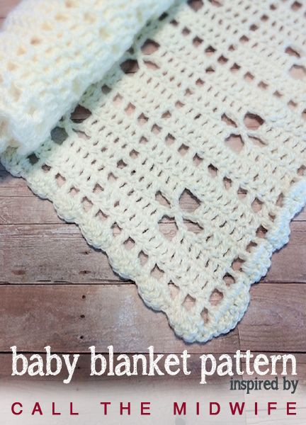 If you're a fan of the BBC show Call the Midwife then you're going to love this Call the Midwife Crochet Baby Blanket. Inspired by a pattern seen in the hit television show, this easy crochet baby blanket pattern is absolutely stunning. Picot Crochet, Vintage Baby Blanket, Baby Afghan Crochet Patterns, Tote Crochet, Crochet For Babies, Call The Midwife, Diy Bebe, Crochet Blanket Afghan, Baby Afghan Crochet