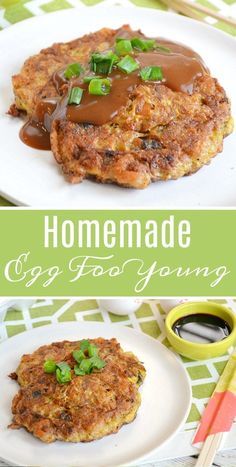 Vegetable Egg Foo Young Recipe, Chicken Egg Foo Young Recipe, Vegetable Egg Foo Young, Egg Foo Young Recipe, Chicken Egg Foo Young, Chinese Food Recipes, Better Than Takeout, Chinese Cooking Recipes, Chinese Takeout