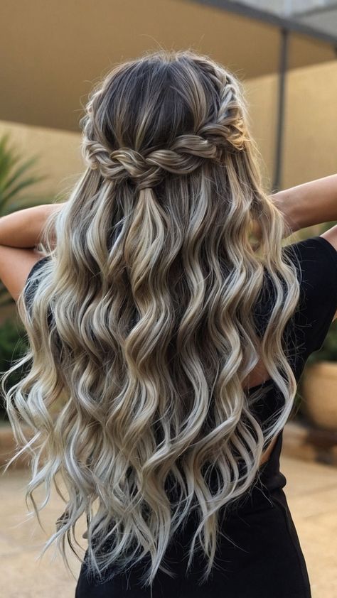 Hair Styles For Formal Dances, Winter Hair Styles Medium, Bday Hairstyles Ideas Long Hair, Grad Photo Hairstyles, Senior Photos Hairstyles, Easy To Do Hairstyles For Medium Hair, Hair Styles For Dances Winter Formal, Cute Prom Hairstyles For Short Hair, Senior Pic Hairstyles