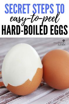 The Secret Steps to Easy-to-Peel Hard-Boiled Eggs Easy Peel Boiled Eggs, Boiled Eggs Easy Peel, Hard Boiled Eggs Easy, Peeling Boiled Eggs, Hard Boiled Eggs Easy Peel, Easy Peel Eggs, Easy Hard Boiled Eggs, Cooking Hard Boiled Eggs, Boiled Egg Recipes