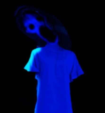 Nightmare Fuel Aesthetic, Nightmare Fuel Art, Blue Horror Aesthetic, Tiktok Games, System Aesthetic, Demon Core, Paralysis Demon, Black Horror, Horror Inspiration