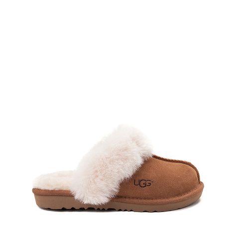 UGG® Cozy II Slipper - Little Kid / Big Kid - Chestnut | Journeys Ugg Cozy, Puffer Vests, Ugg Store, Shoes For School, Shoe Size Chart Kids, Powder Puffs, Beauty Blenders, Track Suits, Shoes And Sandals