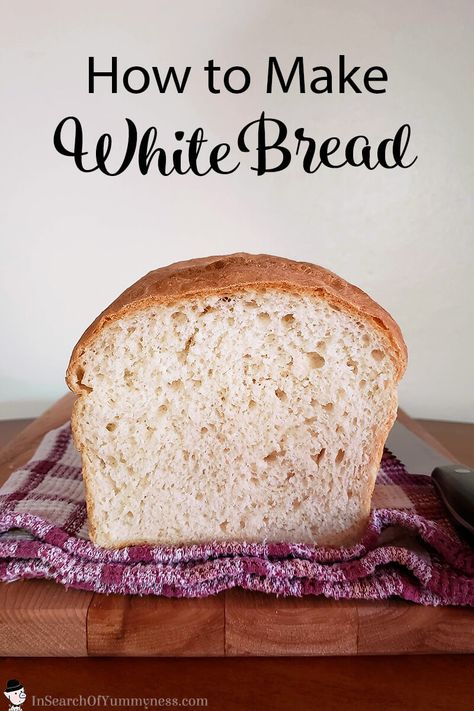 Active Dry Yeast Bread Recipes Easy, Fluffy Bread Recipe, Make Bread At Home, Easy Bread Recipe, Homemade Baked Bread, Rhubarb Desserts, White Bread Recipe, Dinner Roll, Sandwich Bread Recipes