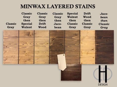 A Minwax stain color study to help choose a finish for custom furniture. Oak Floor Stains, Floor Stain Colors, Minwax Stain Colors, Red Oak Floors, Special Walnut Stain, Stained Table, Minwax Stain, Floor Stain, Wood Stain Colors