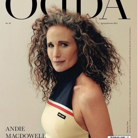 17.3k Likes, 520 Comments - Andie Macdowell (@andiemacdowell) on Instagram: “#proage What am I on this planet for? @aranhahahaha @davidmartingss @Mariaelena_morelli…” Andi Mcdowell, Shape Curly Hair, Andy Mcdowell, Neon Boho, Rainey Qualley, Andie Macdowell, Grey Hair Inspiration, Silver Grey Hair, Age Is Just A Number