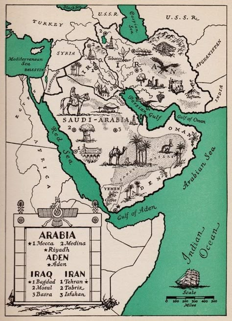 Vintage Saudi, Map Gallery Wall, Iraq Map, Middle East Map, National Day Saudi, Cartoon Map, Saudi Arabia Culture, طابع بريدي, Asia Map