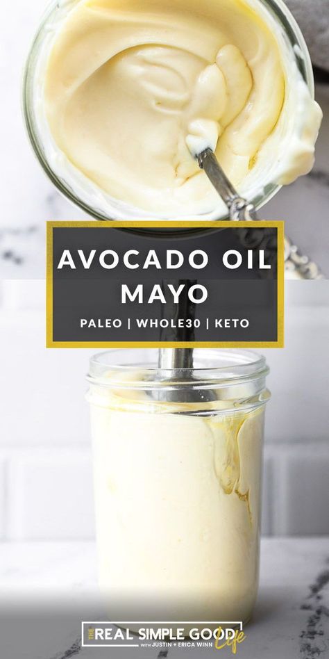 Keto Mayonnaise Recipe, Easy Mayo Recipe, Keto Mayonnaise, Easy Mayo, Keto Staples, Keto Mayo, Avocado Oil Mayonnaise Recipe, Keto Sauce, Homemade Mayo Recipe