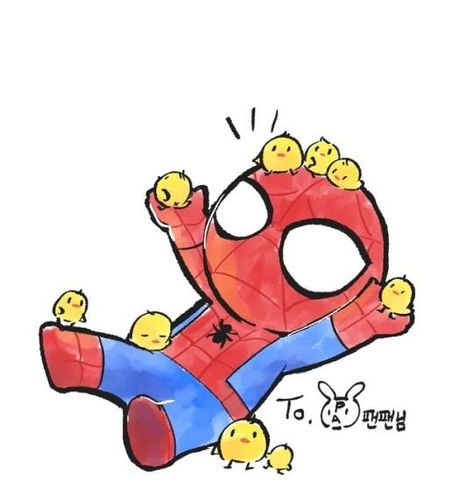 ssgine: “ ” | Spiderman cute, Deadpool and spiderman, Spiderman cartoon Chibi Spiderman, Chibi Marvel, Baby Spiderman, Spiderman Cartoon, Spiderman Drawing, Deadpool And Spiderman, Spiderman Art Sketch, Marvel Fan Art, Marvel Spiderman Art