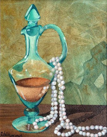 How To Paint A Pearl, Pearl Necklace Drawing, Painting Pearls How To, Pearls Drawing, Pearl Necklace Painting, Pearl Sketch, Pearl Oil Painting, Pearl Necklace Art, Jewellery Painting