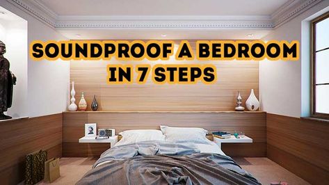 Sound Proof Bedroom, Garage Into Bedroom, Soundproof Bedroom, Mini Cabin Ideas, Sound Proofing A Room, Soundproofing Diy, Soundproofing Walls, Diy Trinkets, Home Rehab