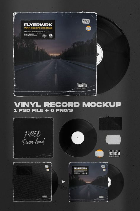 Record Template, Graphic Design Mockup, Desain Editorial, Texture Graphic Design, Album Art Design, Cover Art Design, Promotional Design, Album Cover Design, Tour Posters