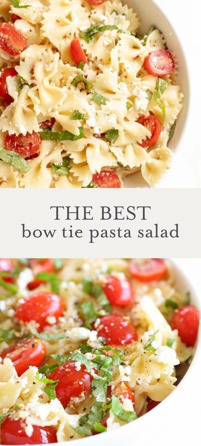 Light Pasta Salads, Bow Tie Pasta Salad, Bow Tie Pasta Recipe, Bowtie Pasta Salad, Amazing Pasta, Summer Pasta Salad Recipes, Light Pasta, Bow Tie Pasta, Cold Pasta Salad Recipes