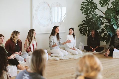 Sister Circle, Moon Circle, Women Gathering, Women's Circle, Women Talk, Branding Photoshoot, Yoga Studio, New Moon, Divine Feminine