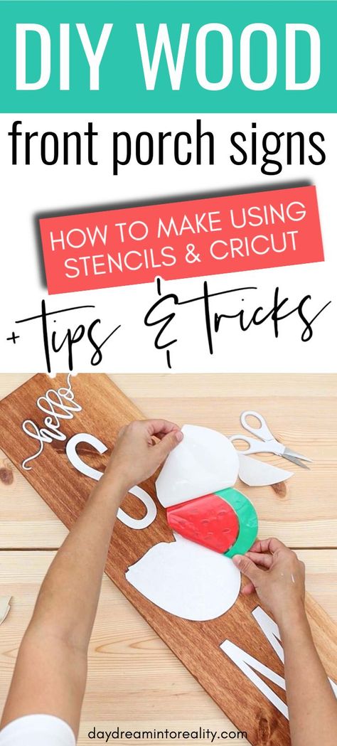 Making Wood Signs With Cricut, Diy Stencils For Wood Signs, Pallet Cricut Projects, Wood Signs Using Cricut, How To Make A Wood Sign With Cricut, Cricut Board Signs, How To Make A Wood Sign, Cricut Projects Wood Signs, How To Make Wood Signs With Cricut