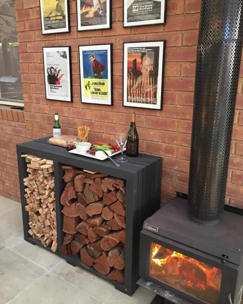 74 Firewood Storage Ideas (for Indoors and Outdoors)