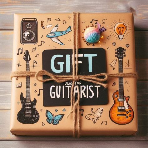 Best Gift Ideas for Guitar Players Guitar Pick Jewelry Diy, Guitar Gifts For Him, Gift For Guitarist, Guitar Pick Jewelry, Guitar Lovers, Musician Gifts, Valentines Gifts For Boyfriend, Guitar Players, Guitar Accessories