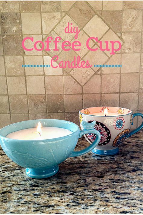 DIY Projects to Make and Sell on Etsy - DIY Coffee Cup Candles - Learn How To Make Money on Etsy With these Awesome, Cool and Easy Crafts and Craft Project Ideas - Cheap and Creative Crafts to Make and Sell for Etsy Shops http://diyjoy.com/crafts-to-make-and-sell-etsy Diy Coffee Cup, Coffee Cup Candles, Cup Candles, Books And Tea, Coffee Cups Diy, Diy Projects To Make And Sell, Homemade Mothers Day Gifts, Etsy Diy, Diy Money