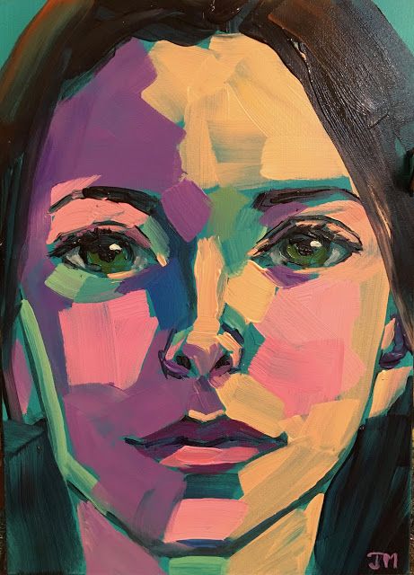 Jessica Miller Paintings: Half-Hour Portrait Expressionist Portraits, Jessica Miller, Acrylic Portrait Painting, Portrait Women, British School, Abstract Portrait Painting, Abstract Portraits, Portraiture Painting, Soyut Sanat Tabloları