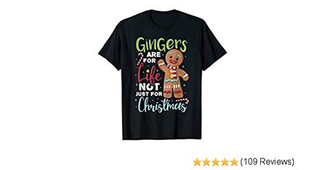 Gingers For Life Gingerbread Funny Christmas Holiday T-Shirt T-Shirt: Amazon.co.uk: Clothing Xmas Jokes, Santa Presents, Secret Santa Presents, Christmas Party Gift, Funny Xmas, Stocking Stuffer Gifts, Christmas Stocking Stuffers, Christmas Gift Guide, Christmas Gingerbread