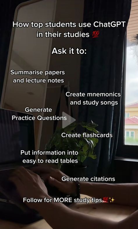 Study tips using chatgpt How To Study Computer Subject, How To Get A Flatter Chest, Things To Study For Fun, Study Tips English, Science Study Tips, Sites For Students, Studie Hacks, University Tips, College Study Tips