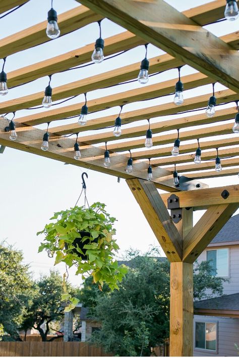 Pergola with roof