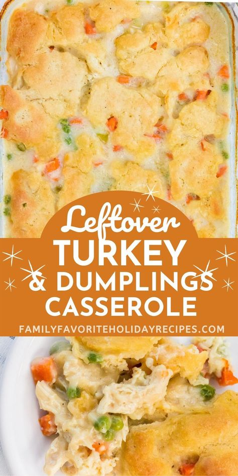 Meals From Leftover Turkey, Leftover Turkey Recipes With Biscuits, Christmas Leftover Casserole, Things To Do With Turkey Leftovers, Turkey Bisquick Casserole, Scalloped Turkey Casserole Recipes, How To Use Turkey Leftovers, Turkey Main Dishes, Diced Turkey Recipes