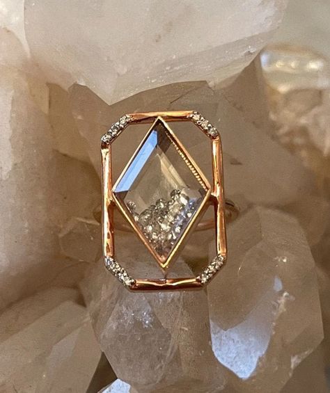 Diamond Shaped Filled Framed Shaker Ring Topaz/diamond 14k | Etsy Slytherin Jewelry, Engagement Ring Gemstone, Dream Rings, Diamond Shaped, Ring Diamond, Fairytale Wedding, Dream Jewelry, Cute Jewelry, Diamond Shapes