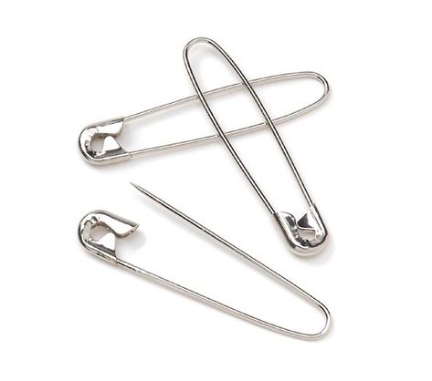 Darice 50 Piece Value Pack Coil-less Safety Pin-Nickel-2 1/4 in Survival Sewing Kit, Safety Pin Tattoo, Best Travel Bags, Safety Pin Jewelry, Safety Pins, Business Icons, Business Icons Design, Shades Of Gray, In My Bag