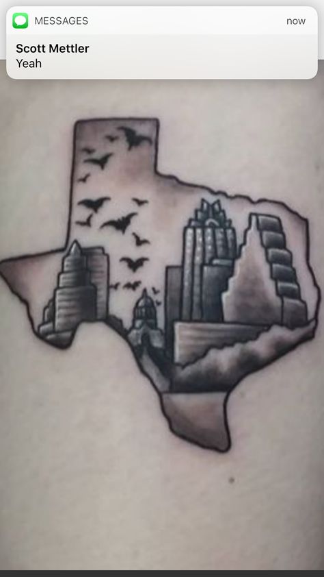 Tattoo idea Austin, Tx Texas Tattoo Ideas, Forearm Tattoo Men Sleeve, Tattoo Men Sleeve, Half Sleeve Ideas, Left Arm Tattoo, Taurus Bull Tattoos, Texas Tattoo, Austin Tattoo, Tattoos Black Women