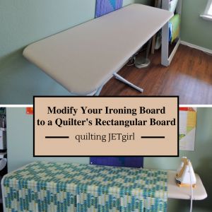 How to Modify Your Ironing Board into a Rectangular (Quilter’s) Ironing Board | Quilting Jetgirl | Bloglovin’ Quilters Ironing Board, Quilt Room Ideas, Diy Ironing Board, Quilt Room, Ironing Board Cover, Craft Sewing Room, Ironing Boards, Sewing Craft Room, Sewing Room Design