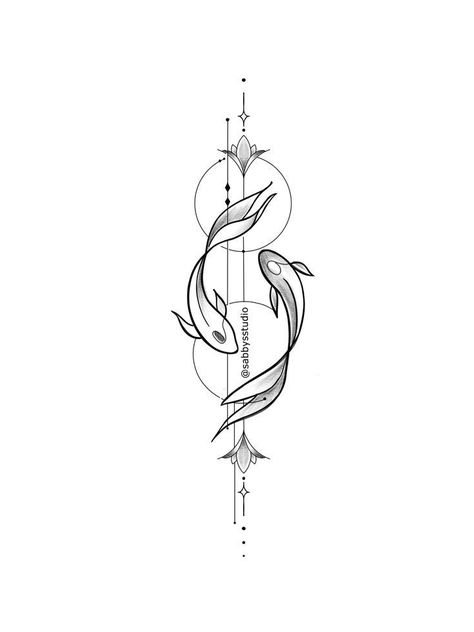 Pisces Tattoo Designs, Pisces Tattoo, Horoscope Tattoos, Pisces Tattoos, Water Tattoo, Elbow Tattoos, Koi Tattoo, Pieces Tattoo, Inspiration Tattoos