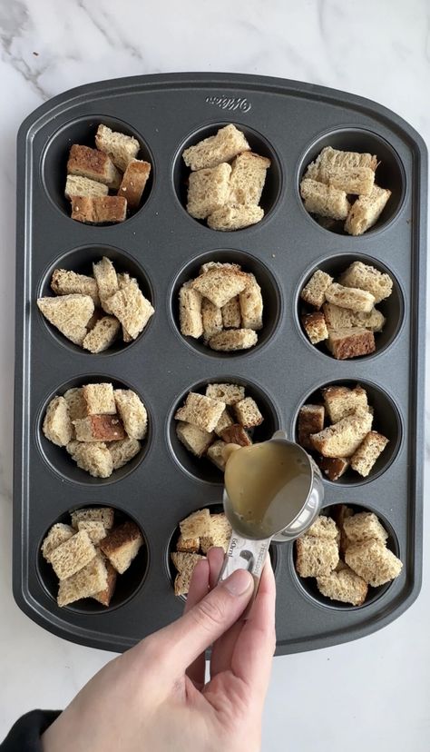 French Toast Cups - Real Little Meals Food To Make With Toddlers, Premade Breakfast Ideas For Kids, Two Year Old Meal Ideas, Toddler On The Go Snacks, Healthy Daycare Lunches, Toddler Prep Meals, Kid Packed Lunch Ideas, Make Ahead Toddler Lunches, Toddler Meals With Veggies