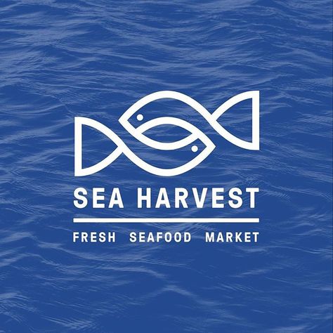 Fish Logo Design Branding, Seafood Branding, Fish Design Logo, Urban Logo Design, Fishing Background, Seafood Restaurant Design, Visual Identity Design Branding, Market Branding, Sea Logo