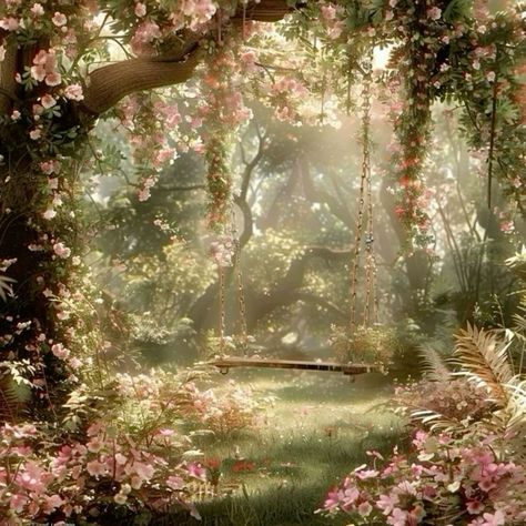 Ethereal Vibes Aesthetic, Fairy Core Landscape, Etheral Landscapes, Pretty Nature Aesthetic, Fairytale Landscape, Ethereal Landscape, Pink Forest, Ethereal Aesthetic, Pretty Landscapes