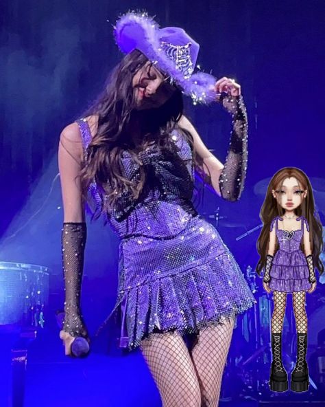 Olivia Rodrigo Concert, Cute Concert Outfits, Olivia + Core + Aesthetic, Mexican Girl, Purple Outfits, Concert Fits, Olivia Rodrigo, Performance Outfit, Stage Outfits