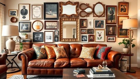 16 Leather Couch Living Room Decor Ideas Decorating Leather Couch, Leather Sofa With Fabric Chairs, Cozy Leather Couch Living Rooms, Dark Brown Leather Couch Living Room, Brown Leather Couch Decor, Tan Leather Couch Living Room, Brown Leather Living Room, Leather Sofa Living Room Ideas, Leather Couch Decorating