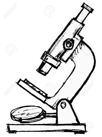 Microscope Sketch, Science Sketches, Microscope Drawing, Microscope Art, Biology Drawing, Molecule Art, Portrait Drawing Tips, Science Drawing, Science Pins