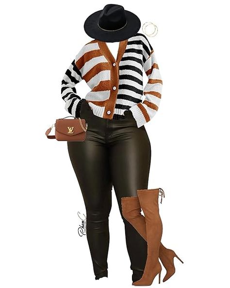 PhanC Consulting's Amazon Page Fair Outfits Black Women Fall, Fall Outfits Women Knee High Boots, Burgandy Outfits For Black Women, Outfit Ideas 2024 Fall, Work Outfits Women Fall Business Casual, Plus Size 40 Year Old Outfit, Modern Plus Size Fashion, Fall Color Outfits Black Women, Amazon Clothes Black Women