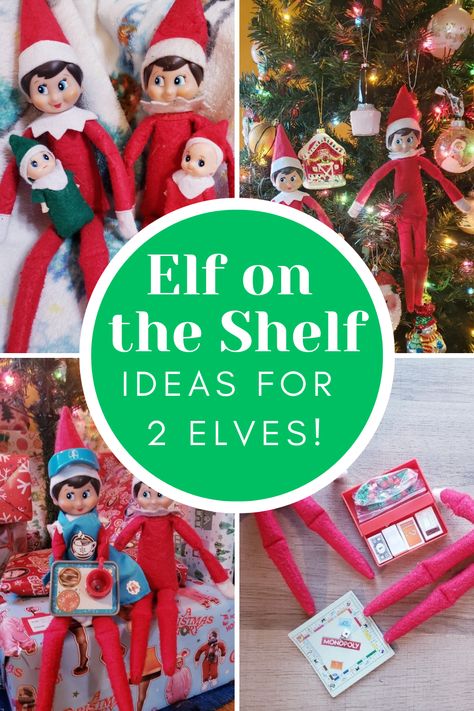 Are you wondering what to do if you have two Elf on the Shelf? If you need ideas for two Elf on the Shelf, I’ve got some for you! Two Elf On The Shelf Ideas Welcome Back, Elf On The Shelf Idea With 2 Elves, Couples Elf On The Shelf Ideas, Elf On The Self With 2 Elfs, Second Elf Introduction, Two Elf On The Shelf Arrival, Easy Elf On The Shelf Ideas For Multiple Elves, Elf With Baby Ideas, Elf On The Shelf Ideas For Two Elfs