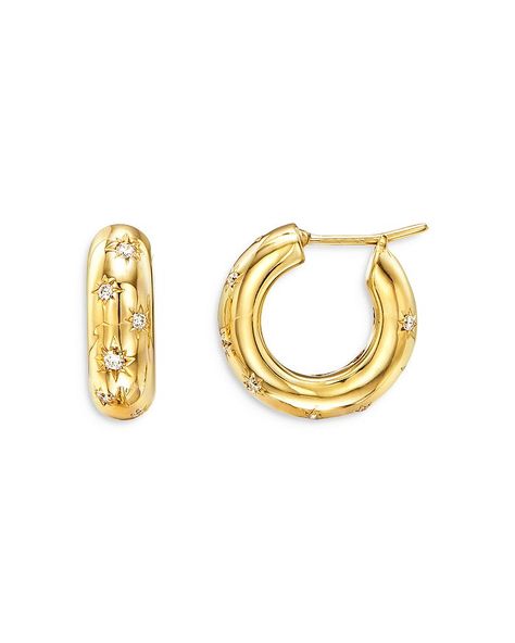 Classic Fine Jewelry, Gold Hoop Stack, Designer Yellow Gold Hoop Jewelry, Vintage Jewelry Gold, Jewelry White Background, Luxury Gold Hoop Earrings, Fine Jewelry Yellow Gold Hoop Earrings, Gold Earring, Luxury Gold-tone Small Hoop Jewelry