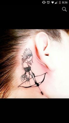 Huntress Tattoo, Bow And Arrow Tattoo, Sagittarius Tattoo Designs, Arrow Tattoos For Women, Small Arrow Tattoos, Sagittarius Tattoo, Arrow Tattoo Design, Native Tattoos, Dragon Tattoo For Women