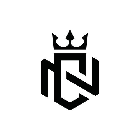 Logo NC or CN with crown icon vector. Nc Logo, Buffalo Tattoo, Crown Icon, Clothing Brand Logos, Crown Logo, Brand Logos, My Photo Gallery, Monogram Logo, Branding Inspiration