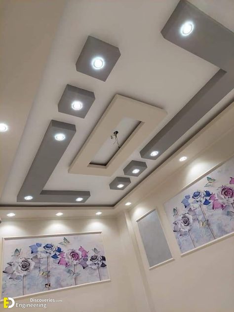 Ceiling Color Design, False Ceiling Kitchen, False Ceiling For Hall, Pop False Ceiling, Pop Design For Hall, Pop Design For Roof, Drawing Room Ceiling Design, False Ceiling Designs, Ceiling Kitchen