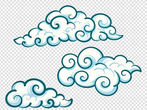 Premium Vector | Vector set of cartoon clouds free royalty vector Cartoon Clouds Drawing, Sky Vector Illustration, Cloud Concept Art, Cloud Graphic Design, Cloud Vector Png, Sketching Easy, Stylized Clouds, Kawaii Clouds, Clouds Graphic